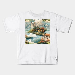 Castles Pattern 17 - Ireland Kids T-Shirt